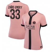 Paris Saint-Germain Warren Zaire-Emery #33 Rezervni Dres za Ženska 2024-25 Kratak Rukav